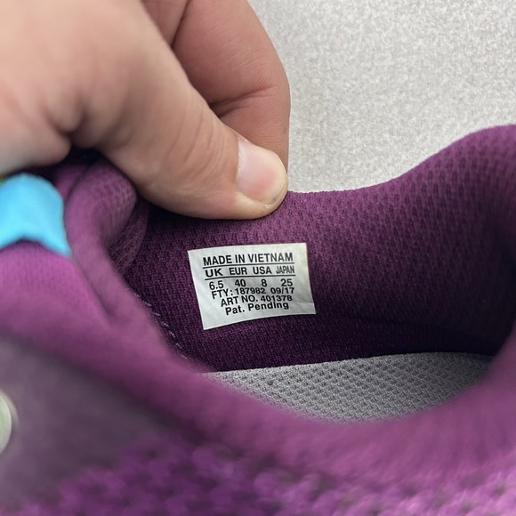 Salomon XA Elevate 401378 Purple Trail Running Hiking Shoes Sneakers Womens Sz 8 - Picture 11 of 15